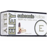 ELEY SUBSONIC HOLLOW 22 LR